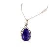 Image 7 : Pear-Cut Certified & Appraised Tanzanite Necklace