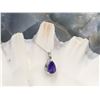 Image 8 : Pear-Cut Certified & Appraised Tanzanite Necklace