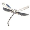 Image 1 : Hand-Wrought Sterling Silver Dragonfly Brooch