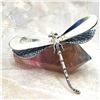 Image 4 : Hand-Wrought Sterling Silver Dragonfly Brooch