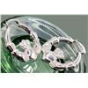 Image 1 : Love of the Irish White Gold Claddagh Hoops