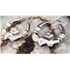 Image 3 : Love of the Irish White Gold Claddagh Hoops