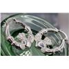 Image 7 : Love of the Irish White Gold Claddagh Hoops