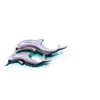 Image 3 : Happy Swimming Dolphins Sterling Silver Brooch