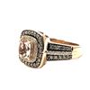 Image 1 : LeVian Morganite, Chocolate & Vanilla Diamond Ring
