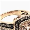 Image 5 : LeVian Morganite, Chocolate & Vanilla Diamond Ring