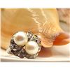 Image 23 : Vintage Art-Deco Twin Pearl & Diamond Bypass Ring