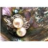 Image 27 : Vintage Art-Deco Twin Pearl & Diamond Bypass Ring