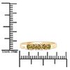Image 12 : Trendy Mixed Yellow Diamond Stackable Ring or Band