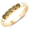 Image 1 : Trendy Mixed Yellow Diamond Stackable Ring or Band