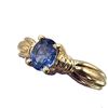 Image 3 : Clyde Duneier Aqua-Color Clear Blue Sapphire Ring
