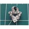 Image 13 : Fantasy-Cut Prasiolite Pendant, Clear Quartz Accent