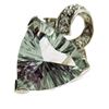 Image 3 : Fantasy-Cut Prasiolite Pendant, Clear Quartz Accent