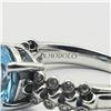 Image 8 : Di Modolo Swiss Blue Topaz & Diamond ICONA Ring