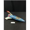 Image 1 : Vintage 1960s Moon Rocket Tin Toy