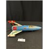 Image 2 : Vintage 1960s Moon Rocket Tin Toy