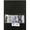 Image 1 : 2013 CDN $10.00 Bill UNCIR
