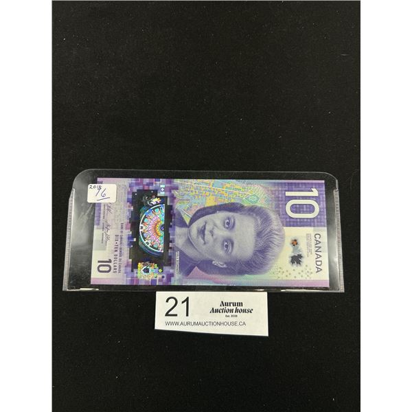 2018 CDN $10.00 Bill UNCIR "Viola Desmond"