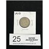 Image 1 : 1910 CDN Silver 25 Cent Coin