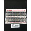 Image 1 : 12 1999 Millenium Quarters 1 For Each Month + Province
