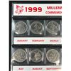 Image 2 : 12 1999 Millenium Quarters 1 For Each Month + Province