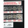 Image 3 : 12 2000 Millenium Quarters 1 For Each Month + Province