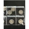 Image 3 : 11 CDN 50 Cent Coins