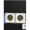 Image 2 : 4 Large CDN Pennies 1917,18,19,20