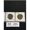 Image 3 : 4 Large CDN Pennies 1917,18,19,20