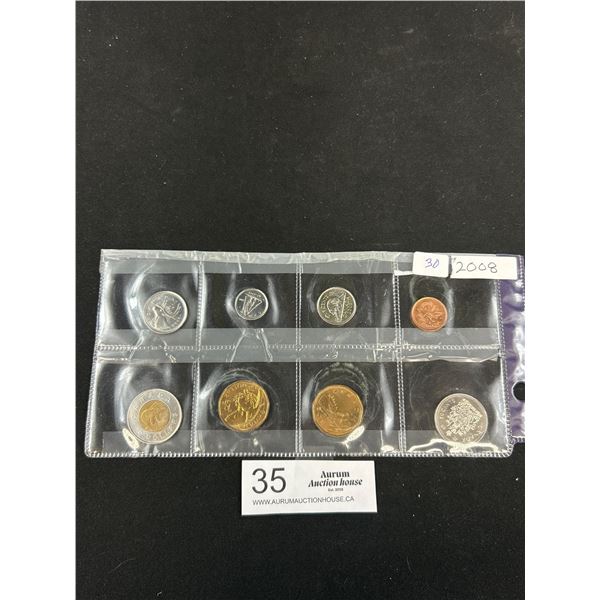 2008 Coin Sets Including 2 Loonies