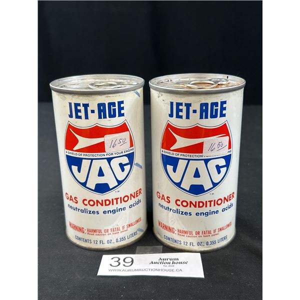 2 Full Jet-Ace Gas Conditioner 12oz Fluid Tins