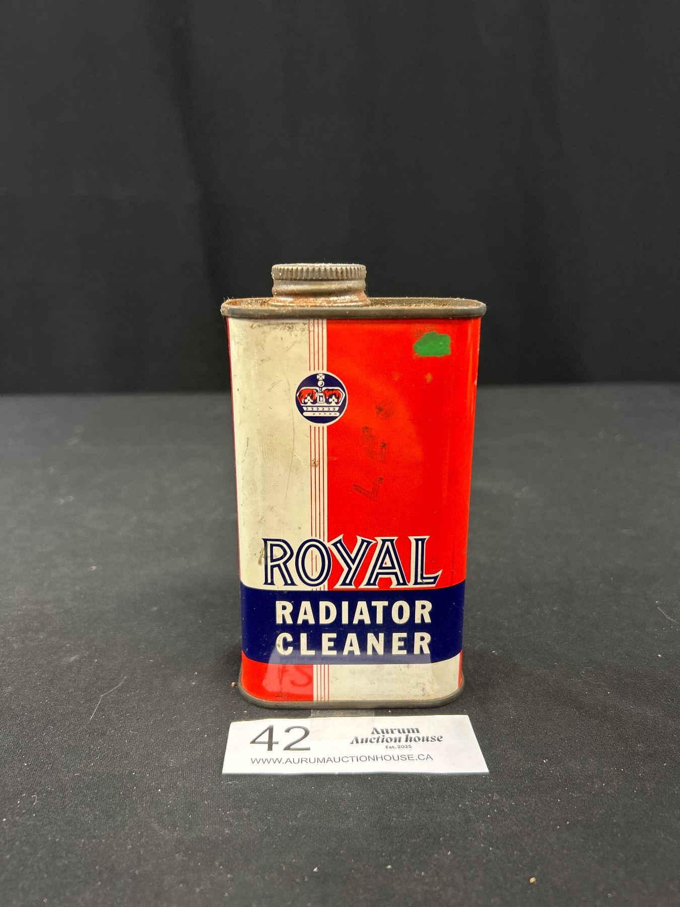 Vintage Full Royal Radiator Cleaner Full Tin