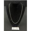 Image 1 : Vintage Sterling .925 Solid Box Chain