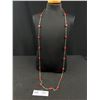 Image 2 : Vintage Designer Gold Link Stone Necklace, Classy!