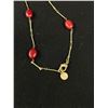 Image 3 : Vintage Designer Gold Link Stone Necklace, Classy!