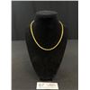Image 1 : Vintage Gold Rope Chain Necklace Nice!
