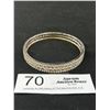 Image 1 : Vintage Silver Diamonte Bangle