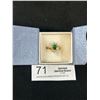Image 1 : Quality Vintage Gold Emerald Diamond Ring
