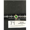 Image 2 : Quality Vintage Gold Emerald Diamond Ring