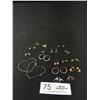 Image 1 : Large Lot Vintage Sterling Silver Earrings Quality! Bees, Whale, Hummingbird, Gemstones, Dogs etc