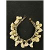 Image 2 : Antique Gold Genuine Mother of Pearl Bracelet