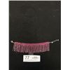 Image 2 : Stunning Fushia Rhinestone Fringe Bracelet