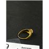 Image 4 : Vintage Mens Gold Ring Crystal Stone