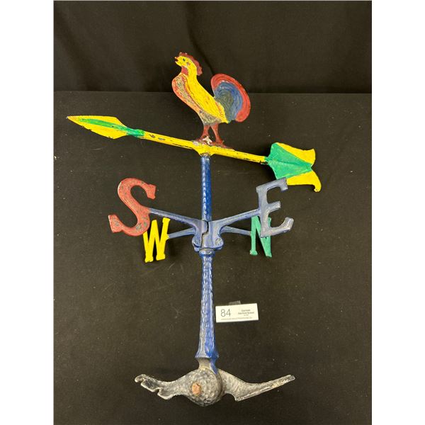 Vintage 22" Tall Weathervane w/ a Rooster on It