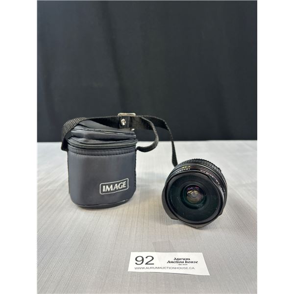 Vintage Menalta Made in Japan MC Fish-I ROKKOR-X Camera Lens w/ Carry Bag