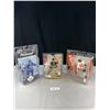 Image 1 : Lot of 3 Mcfarlin NHL Figures in Original Cases Kurtis Joseph, Gagr and Phneuf