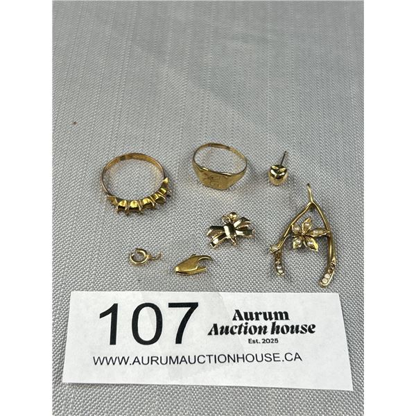 14KT Gold Scrap or Repair - All Marked and Tested 6 Grams