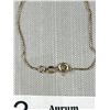 Image 4 : 10KT Yellow Gold 7" Box Link Bracelet and Charm - Marked and Tested 1.8 Grams