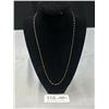 Image 1 : 10KT Yellow Gold R&B Twist Chain 20" Marked and Tested 1.1 Grams