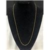 Image 2 : 10KT Yellow Gold R&B Twist Chain 20" Marked and Tested 1.1 Grams